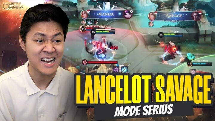 KETIKA LANCELOT JEJE MODE SERIUS LANGSUNG COMEBACK + SAVAGE GAMEPLAY - Mobile Le