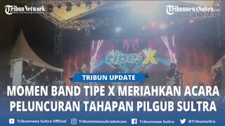 Tipe X Nyanyi 10 Lagu Hitsnya, Ajak Warga Sultra Pakai Hak Pilih saat Peluncuran Tahapan Pilgub 2024