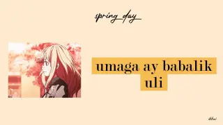 spring day - bts - tagalog cover