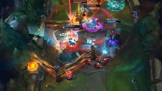 Màn giao chiến lộn xộn #Lienminh #gameonline