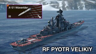 Moodern Warships: RF PYOTR VELIKIY with X-51 missile.
