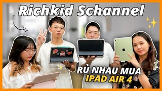 Richkids Schannel rủ nhau mua iPad Air 4 (Full combo) chứ không thèm iPhone 13 Pro Max?