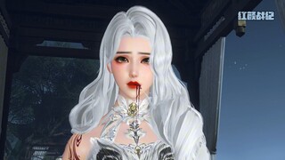白发妖女被刺伤吐血