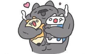 橡皮擦屑猫虫长大了