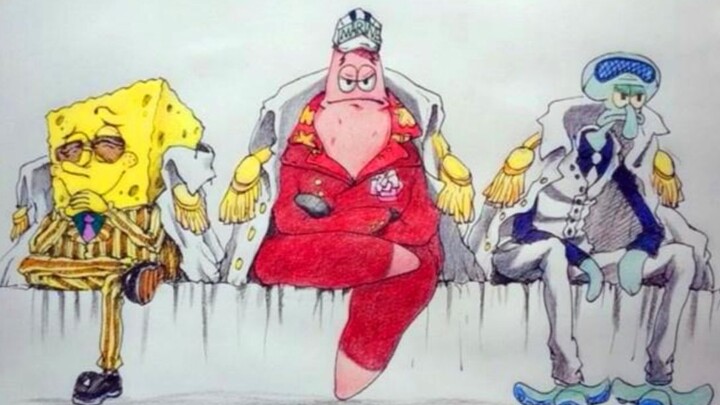 When SpongeBob SquarePants meets One Piece ~