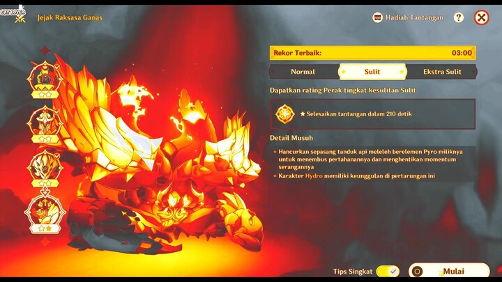Jejak Raksasa Ganas: Kalahkan Tyrant of Fire and Iron | Genshin Impact