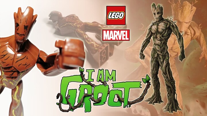 LEGO MARVEL Groot -  Unofficial lego minifigure. Guardians of the Galaxy Movie