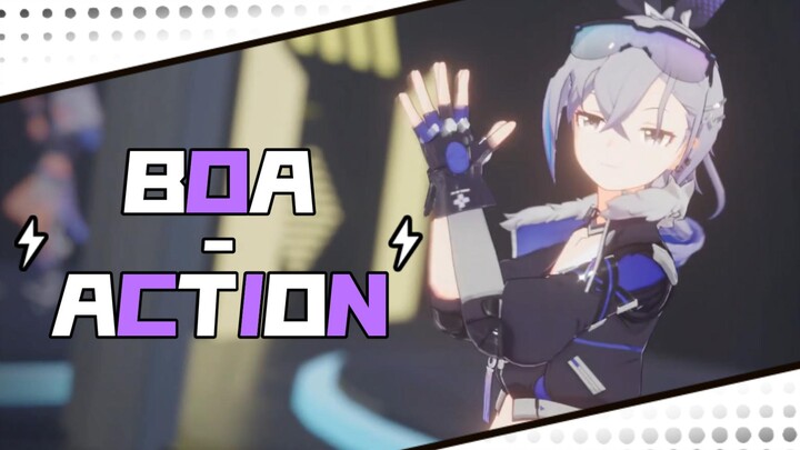 [MMD/ Honkai Impact: Star Dome Railway] Serigala Perak ⚡Action-BOA ⚡