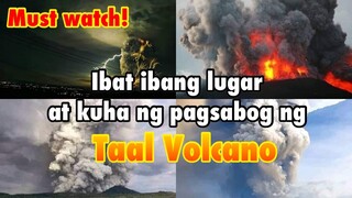 Taal Volcano latest update - Video shot from different nearby area