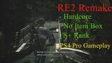 RE2 Remake Leon A  - No Item Box, Hardcore, S+ Rank, Commentated