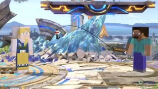 《空 岛 战 争》 | 史蒂夫 vs 艾丽克斯【任天堂明星大乱斗】