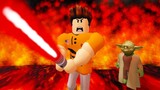 Yoda Ajar Horangi Menggunakan Lightsaber!!! [Lightsaber Battlegrounds] (Roblox Malaysia)