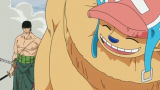 Zoro: Chopper, kamu semakin menjadi seperti monster.