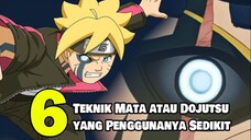 6 Teknik Mata atau Dojutsu yang Penggunanya Sedikit di Anime Naruto dan Boruto