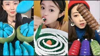 [ASMR] THÁNH ĂN ĐÁ| Ăn Đá lạnh, chocola đông lạnh đa màu sắc| Ice Eating MUKBANG SATİSFYİNG#223