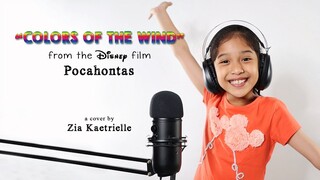 COLORS OF THE WIND - Pocahontas | Cover by 7-year old ZIA 🎹🎤🎧 Amazing Zia