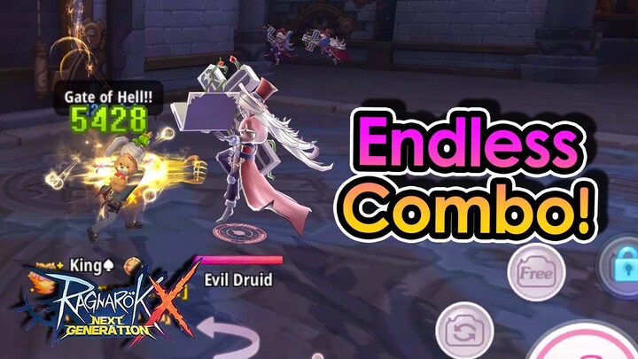 [ROX Global] This Combo Never Stops! Heavy Knuckle Shura Skill Build Guide | King Spade