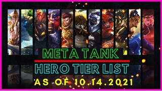 META TANK HEROES MOBILE LEGENDS OCTOBER 2021 | TANK TIER LIST MOBILE LEGENDS