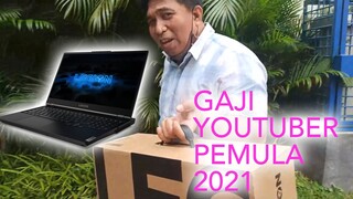 PENGHASILAN YOUTUBER PEMULA, BISA KEBELI LAPTOP LEGION 5?