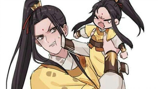 Jin Zixuan, Jin Ling, ayah dan anak sangat lucu