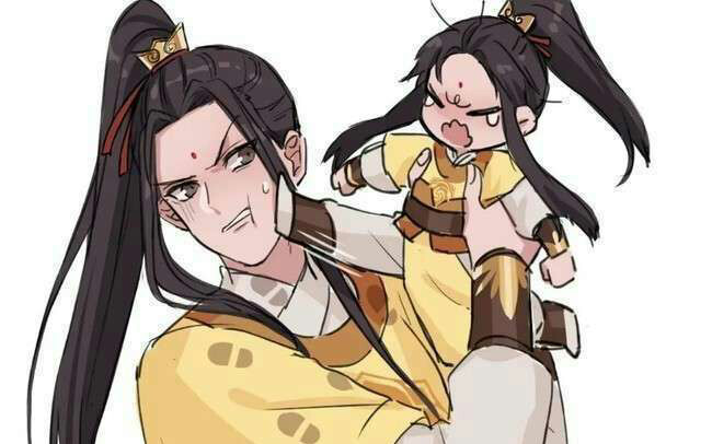 Jin Zixuan, Jin Ling, ayah dan anak sangat lucu