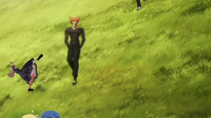 مجموعة من الفتيات يتحركن مع الذئب الجائع بهدوء وسلام