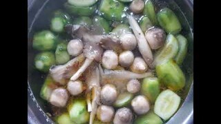 Cách nấu. Dưa lưới non nấu canh nấm. Dòn rụm.?