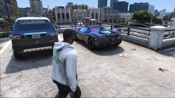【GTA5实机】疯狂飙车与极限抢车日常！ | gta5 roubo de carro
