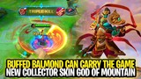 Buffed Balmond So OP "God Of Mountains" Upcoming Skin  Gameplay | Mobile Legends: Bang Bang