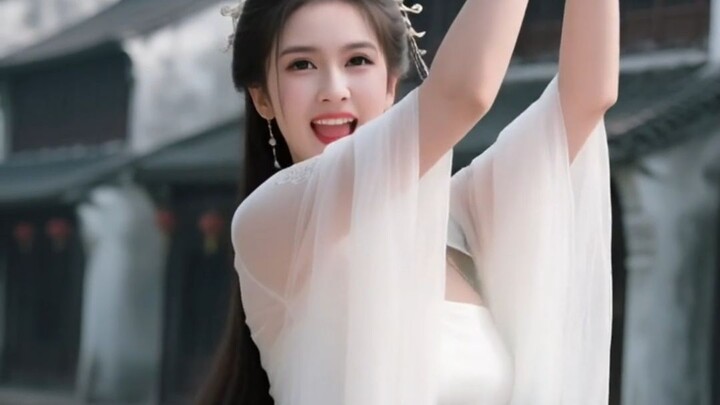 National style is the ultimate trend—ancient‑style beauties perform a fan‑dance remake of “Drunken B