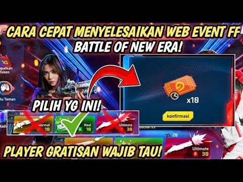 CARA MENYELESAIKAN EVENT BATTLE OF NEW ERA TERBARU || CARA SELESAIKAN WEB EVENT BATTLE OF NEW ERA