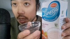 ASMR YOGHURT BOWL LICKING & AIR TRACING 2D GEOMETRIC SHAPES 🟧⬟