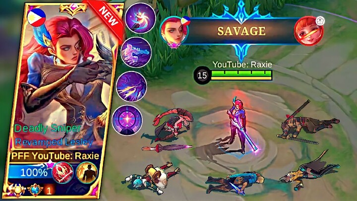 2X SAVAGE!! NEW REVAMP LESLEY IS FINALLY HERE!! (BROKEN TRUE DAMAGE!!) - ONE SHOT/ONE KILL IS BACK!?