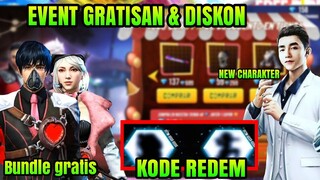 FREE FIRE‼️ BOCORAN EVENT GRATISAN, SKIN KATANA LOBBY, EVENT DISKON, TOP UP BONUS, BUNDLE GRATIS