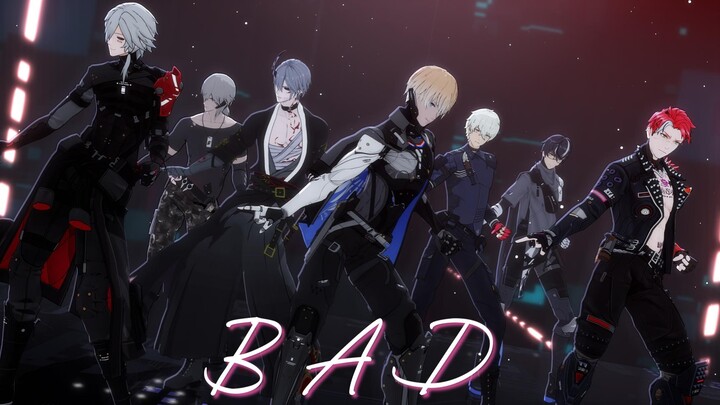 Lagu bahagia happy boy band BAD [Battle with Double MMD] frame 4K60