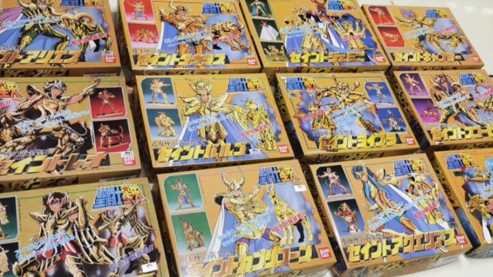 37年前的黄金圣斗士拼装老玩具