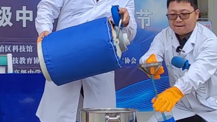 A physics teacher successfully synthesized atomic nitrogen and detonated it.