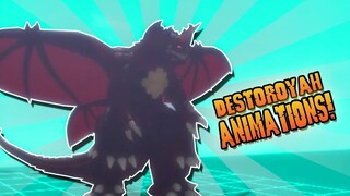 INTRODUCING DESTOROYAH ANIMATIONS! | Roblox Kaiju Universe!