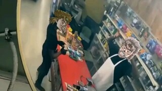 [JoJo's Bizarre Adventure] Supermarket robbery...