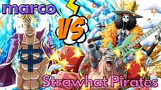 Marco the Phoenix vs Strawhat Pirates Brook and Franky - One Piece Pirate Warriors 4 Gameplay