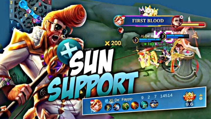 ROAM SUN SUPPORT IS BACKKK!! BEGINI CARA MAINNYA!! - Mobile Legends