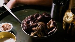 What do poor people eat when they go out to eat? Migrant workers eat mutton hotpot for 18 yuan, whil