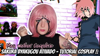 TUTORIAL COSPLAY SAKURA HARUNO BYAKUGOU - NARUTO!!
