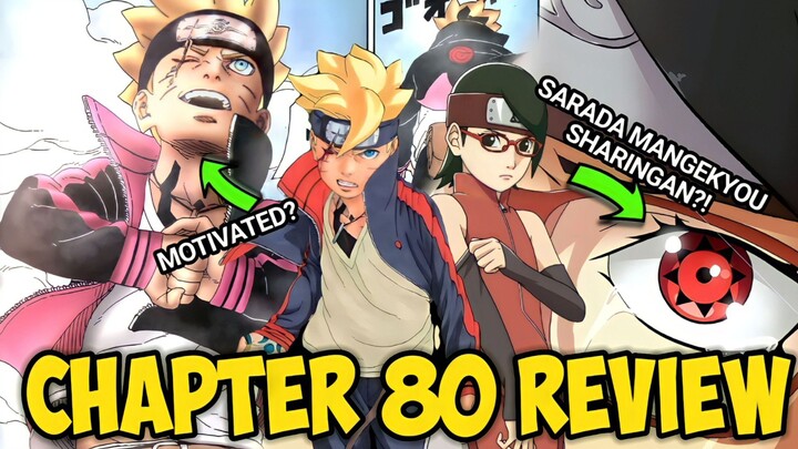 Sarada Mangekyou Awaken?! Malapit na ba ang Boruto Timeskip? | Boruto Chapter 80 Review Tagalog