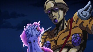 JoJo's Bizarre Adventure: The male protagonist actually transformed the brooch into eyes and embedde