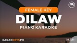 Dilaw - Maki (Female Key - Piano Karaoke)