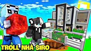 ĐẶT BẪY TRƯỚC CỬA “ NHÀ SIRO “ MÈO BÉO THỬ THÁCH CHẾ TẠO BẪY TROLL TRONG MINECRAFT VÀ CÁI KẾT ĐẮNG