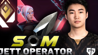 ที่สุดของ S0M - `JETT OPERATOR VALORANT MONTAGE ไฮไลท์