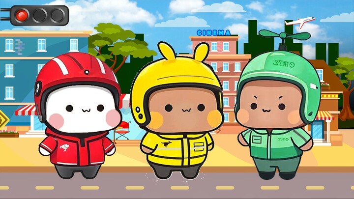一二送外卖挣的熊熊币不多，但是一二仍然愿意继续努力！🥺🥺🥺