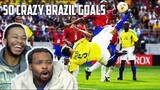 Americans React to 50 CRAZY Goals in Brazilian Football 2023